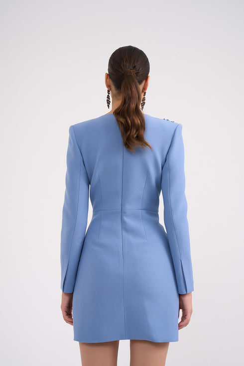 Embrodiery Detailedton Sur Ton Jacket Dress